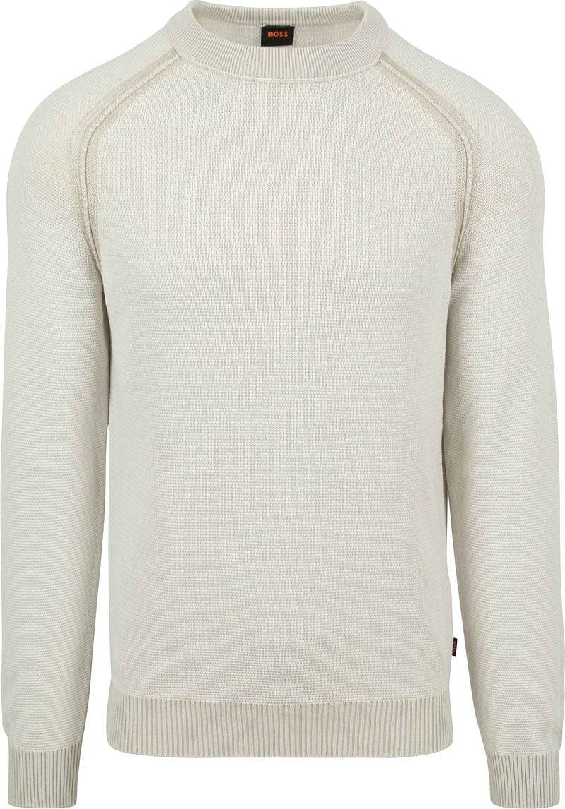 BOSS Pullover Apuok Greige - Größe XXL von Boss
