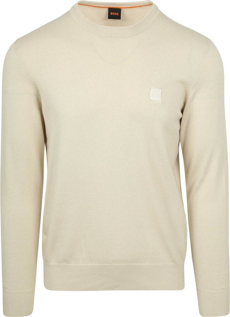 BOSS Pullover Kanovano Ecru - Größe XXL von Boss