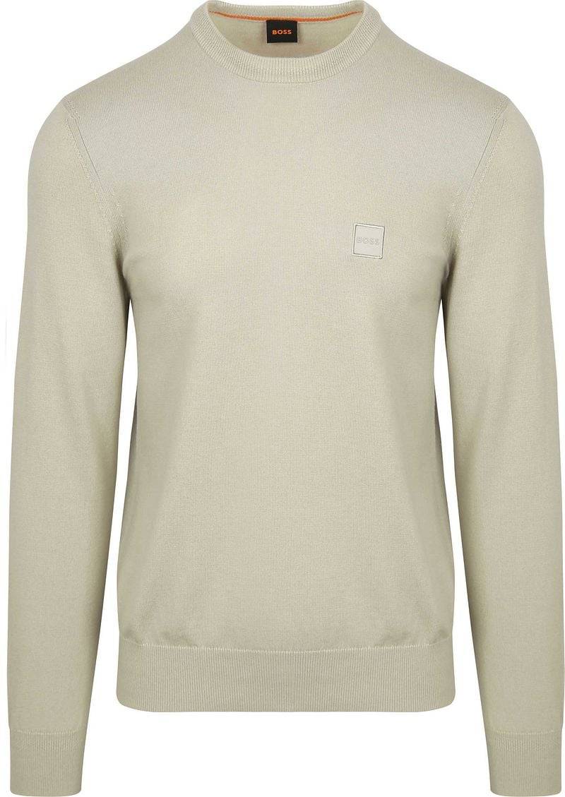 BOSS Pullover Kanovano Greige - Größe L von Boss