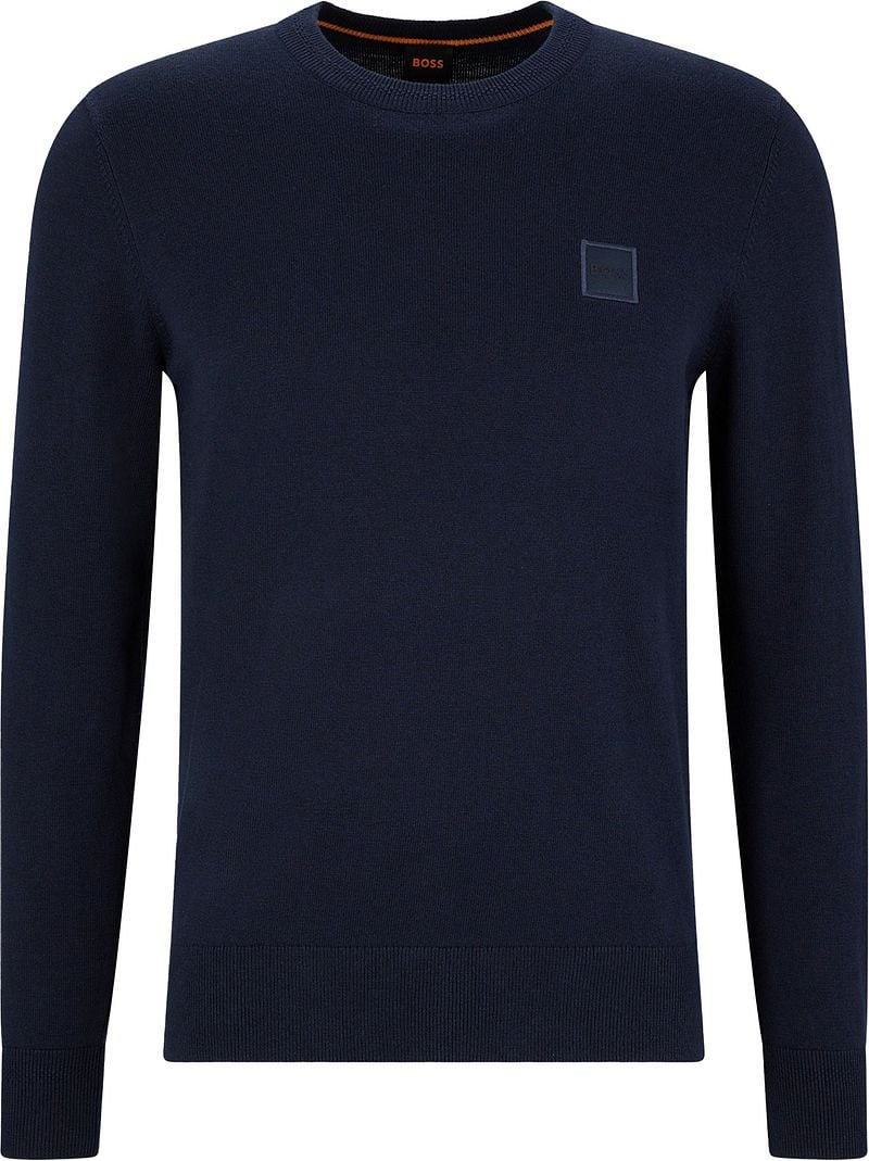 BOSS Pullover Kanovano Navy - Größe XXL von Boss