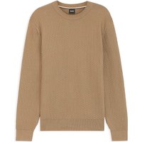 BOSS Pullover aus strukturiertem Baumwollstrick in XXL von Boss