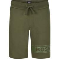 BOSS Pyjama-Shorts mit Logo-Print von Boss