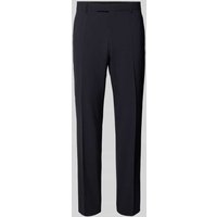BOSS Regular Fit Anzughose aus Schurwoll-Mix Modell 'H-LEON-MM-C-NF' in Blau, Größe 27 von Boss