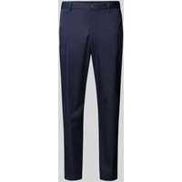 BOSS Regular Fit Anzughose im unifarbenen Design Modell 'Perin' in Marine, Größe 98 von Boss