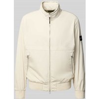 BOSS Regular Fit Blouson mit Label-Band Modell 'CELTIPO' in Offwhite, Größe 48 von Boss