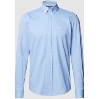 BOSS Regular Fit Business-Hemd aus Baumwoll-Mix in Bleu, Größe 41 von Boss