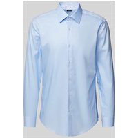 BOSS Regular Fit Business-Hemd aus Viskose mit Kentkragen in Bleu, Größe 38 von Boss