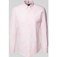 BOSS Regular Fit Business-Hemd mit Button-Down-Kragen Modell 'Roan' in Rosa, Größe XXL von Boss
