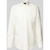 BOSS Regular Fit Businesshemd aus Feintwill in Ecru, Größe 41 von Boss