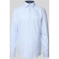 BOSS Slim Fit Business-Hemd mit Kentkragen Modell 'Hank' in Bleu, Größe 43 von Boss