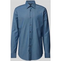 BOSS Regular Fit Businesshemd mit extra langem Arm Modell 'JOE' in Marine, Größe 40L von Boss