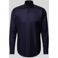 BOSS Regular Fit Business-Hemd mit Kentkragen Modell 'Joe' in Marine, Größe 44 von Boss