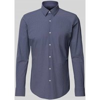 BOSS Regular Fit Business-Hemd mit Kentkragen in Marine, Größe 41 von Boss
