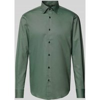 BOSS Regular Fit Business-Hemd mit Knopfleiste Modell 'JOE' in Marine, Größe 41 von Boss
