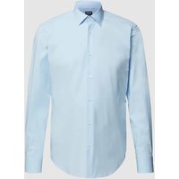 BOSS Regular Fit Business-Hemd mit Stretch-Anteil in Hellblau, Größe 42 von Boss
