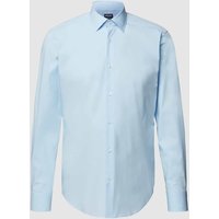 BOSS Regular Fit Businesshemd mit extra langem Arm in Hellblau, Größe 45L von Boss