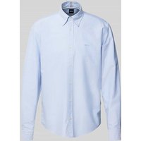 BOSS Regular Fit Businesshemd mit Button-Down-Kragen Modell 'Liam' in Bleu, Größe XXL von Boss