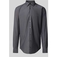 BOSS Regular Fit Businesshemd mit extra langem Arm Modell 'JOE' in Anthrazit, Größe 42L von Boss
