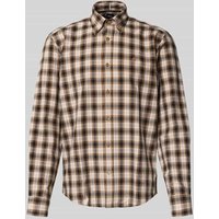 BOSS Regular Fit Freizeithemd aus reiner Baumwolle Modell 'LIAM' in Beige, Größe S von Boss