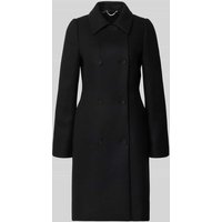 BOSS Regular Fit Mantel aus Woll-Mix Modell 'CONIZA' in Black, Größe 38 von Boss