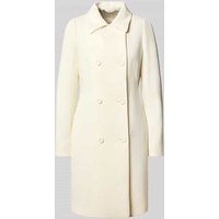 BOSS Regular Fit Mantel aus Woll-Mix Modell 'CONIZA' in Offwhite, Größe 40 von Boss