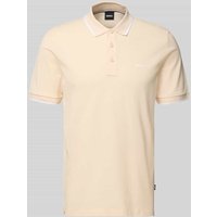 BOSS Regular Fit Poloshirt mit Label-Print Modell 'Parlay' in Orange, Größe L BOSS Regular Fit Poloshirt mit Label-Print Modell 'Parlay' in Orange, Größe L von Boss