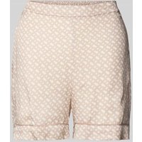 BOSS Regular Fit Pyjama-Hose aus reiner Viskose Modell 'SATEEN' in Beige, Größe M von Boss