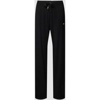 BOSS Regular Fit Pyjama-Hose mit Label-Print in Black, Größe L von Boss