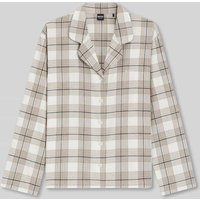 BOSS Regular Fit Pyjama-Oberteil aus Baumwoll-Mix Modell 'HOLIDAY' in Beige, Größe XXL von Boss