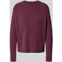 BOSS Regular Fit Strickpullover aus Alpaka-Mix Modell 'FEBISAN' in Bordeaux, Größe XXL von Boss