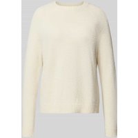BOSS Regular Fit Strickpullover aus Alpaka-Mix Modell 'FEBISAN' in Ecru, Größe L von Boss