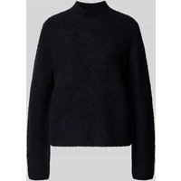 BOSS Regular Fit Strickpullover aus Woll-Kaschmir-Mix Modell 'FUBRINA' in Black, Größe M von Boss