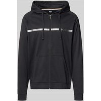 BOSS Regular Fit Sweatjacke aus reiner Baumwolle Modell 'AUTHENTIC' in Black, Größe XXL von Boss