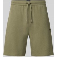 BOSS Regular Fit Sweatshorts aus Baumwoll-Mix in Khaki, Größe XL BOSS Regular Fit Sweatshorts aus Baumwoll-Mix in Khaki, Größe XL von Boss