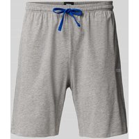 BOSS Sweatshorts mit elastischem Bund in Mittelgrau, Größe S BOSS Sweatshorts mit elastischem Bund in Mittelgrau, Größe S von Boss