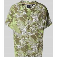 BOSS Relaxed Fit Freizeithemd mit Resortkragen in Khaki, Größe XXL BOSS Relaxed Fit Freizeithemd mit Resortkragen in Khaki, Größe XXL von Boss
