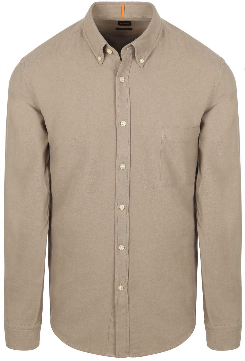 BOSS Rickert Hemd Kaki - Größe L von Boss