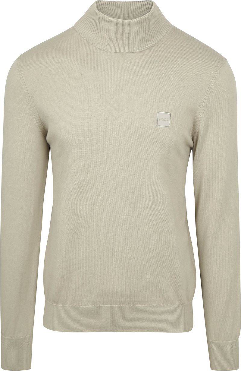 BOSS Rollkragenpullover Akiro Beige - Größe L von Boss