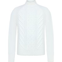 BOSS Rollkragenpullover aus maschinenwaschbarem Schurwolle-Seide-Mix in S von Boss