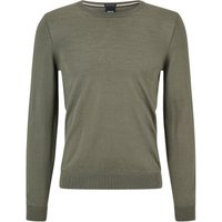 BOSS Rundhals-Pullover aus leichtem Schurwollstrick in XL von Boss
