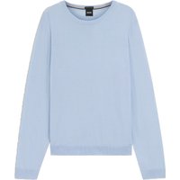 BOSS Rundhals-Pullover aus leichtem Schurwollstrick in XXL von Boss