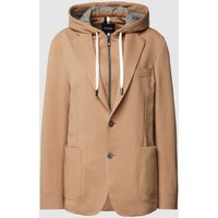 BOSS Sakko mit eingenähter Sweatjacke in Beige, Größe 26 von Boss