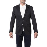 BOSS Herren Sakko blau Baumwolle Slim Fit von Boss