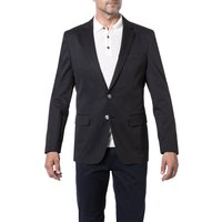 BOSS Herren Sakko blau Baumwolle Slim Fit von Boss