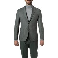 BOSS Herren Sakko grau Schurwolle Slim Fit von Boss