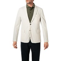 BOSS Herren Sakko weiß Mikrofaser Slim Fit von Boss