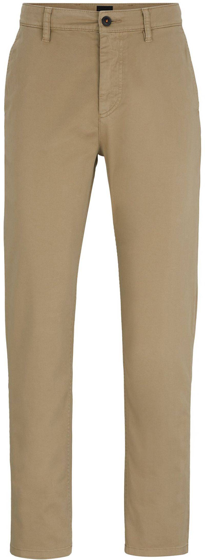 BOSS Satin Chino Beige - Größe W 34 - L 32 von Boss