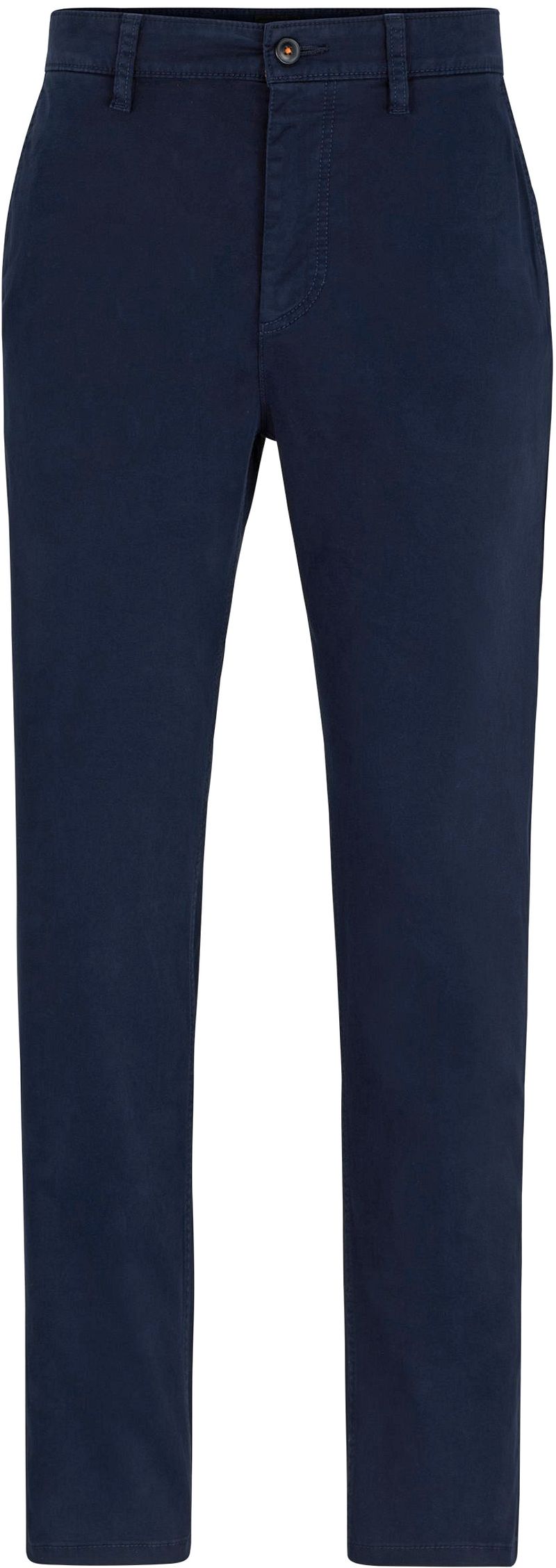 BOSS Satin Chino Navy - Größe W 32 - L 34 von Boss
