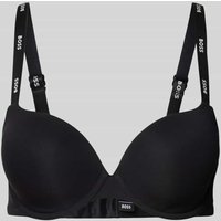 BOSS Schalen-BH in unifarbenem Design Modell 'UNDERWIRE' in Black, Größe 80C von Boss