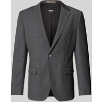 BOSS Slim Fit 2-Knopf-Sakko mit Pattentaschen Modell 'Jasper' in Anthrazit, Größe 48 BOSS Slim Fit 2-Knopf-Sakko mit Pattentaschen Modell 'Jasper' in Anthrazit, Größe 48 von Boss